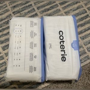 Brand new Coterie Newborn Diapers